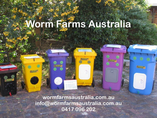 Wheelie Bin Worm Farm - Mini 80L